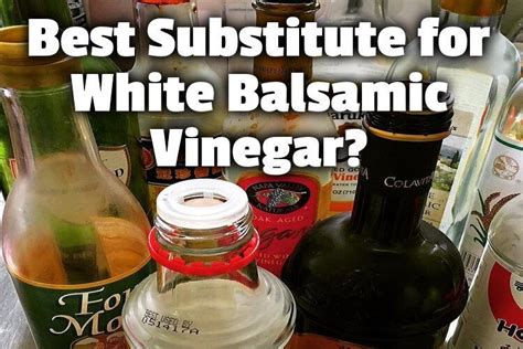 white balsamic vinegar substitute